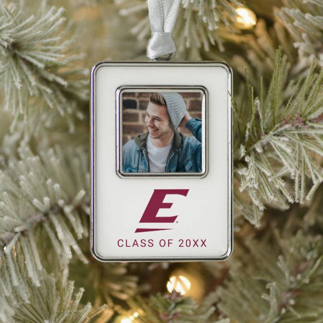 Eastern Kentucky University E Christmas Ornament (Tree)