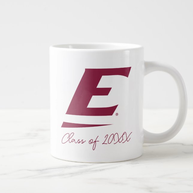 Eastern Kentucky University E Giant Coffee Mug (Right)