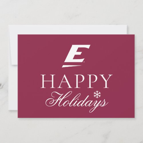 Eastern Kentucky University E Holiday Card