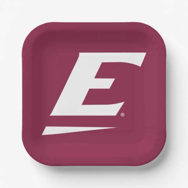 Eastern Kentucky University E Paper Plates (Front)
