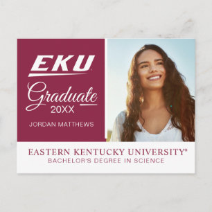 Eastern Kentucky University EKU Announcement Postcard