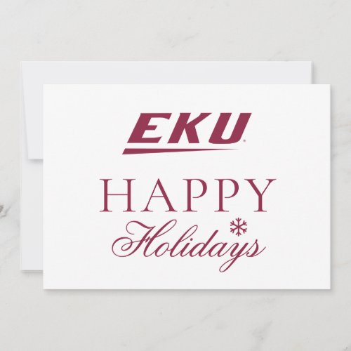 Eastern Kentucky University  EKU Holiday Card