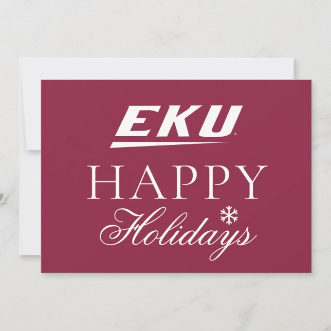 Eastern Kentucky University | EKU Holiday Card (Front)