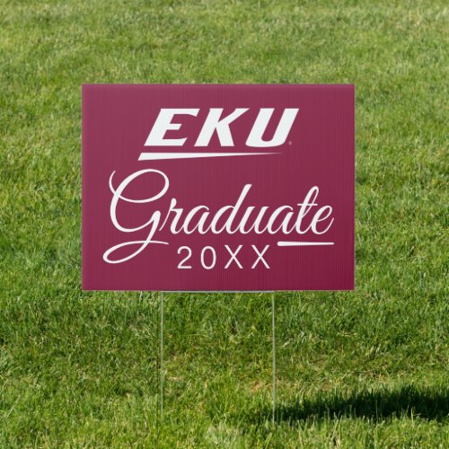 Eastern Kentucky University  EKU Sign