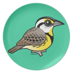 Eastern Meadowlark (perched) Plate
