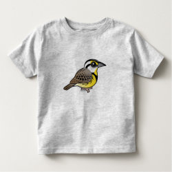 Eastern Meadowlark (perched) Toddler Fine Jersey T-Shirt
