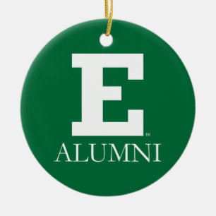 Eastern Michigan Alumni Ceramic Ornament