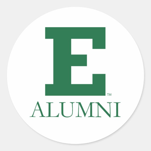 Eastern Michigan Alumni Classic Round Sticker (Front)