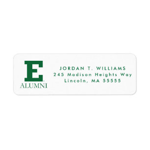 Eastern Michigan Alumni Label