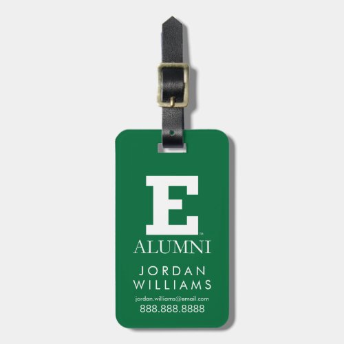 Eastern Michigan Alumni Luggage Tag