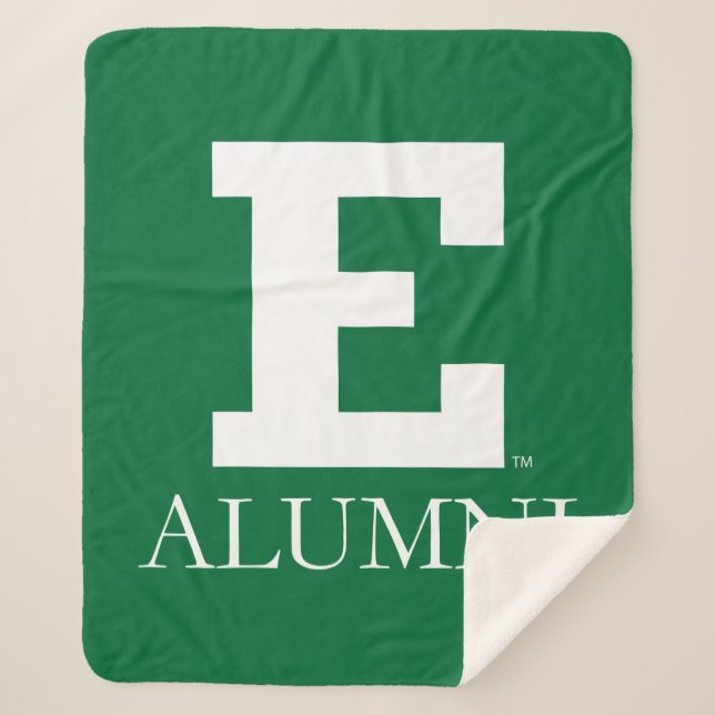 Eastern Michigan Alumni Sherpa Blanket (Front)