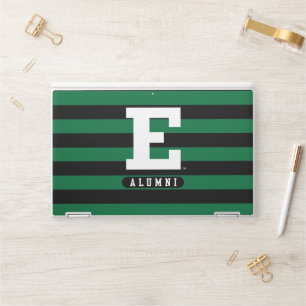 Eastern Michigan Alumni Stripes HP Laptop Skin