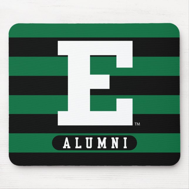 Eastern Michigan Alumni Stripes Mouse Pad (Front)