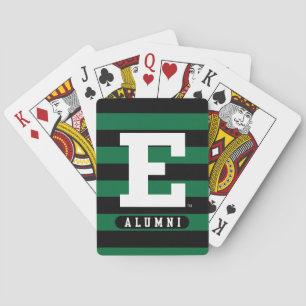 Eastern Michigan Alumni Stripes Poker Cards
