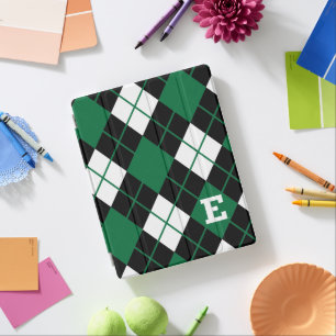Eastern Michigan Argyle Pattern iPad Smart Cover