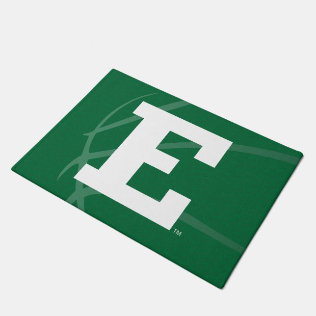 Eastern Michigan Basketball Doormat (Angled)