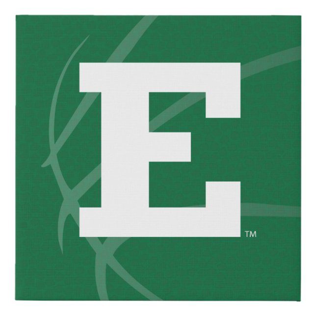Eastern Michigan Basketball Faux Canvas Print (Front)