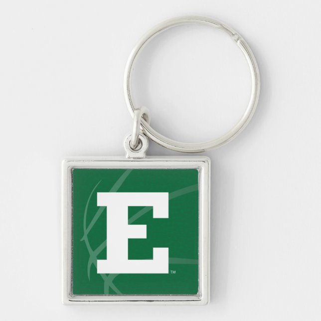 Eastern Michigan Basketball Keychain (Front)