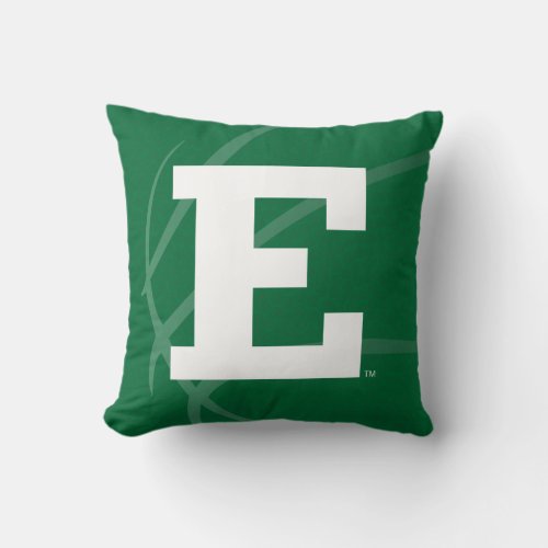 Eastern Michigan Basketball Throw Pillow