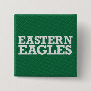 Eastern Michigan Carbon Fiber Pattern Button