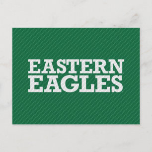 Eastern Michigan Carbon Fiber Pattern Invitation Postcard