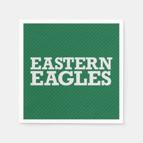 Eastern Michigan Carbon Fiber Pattern Napkins