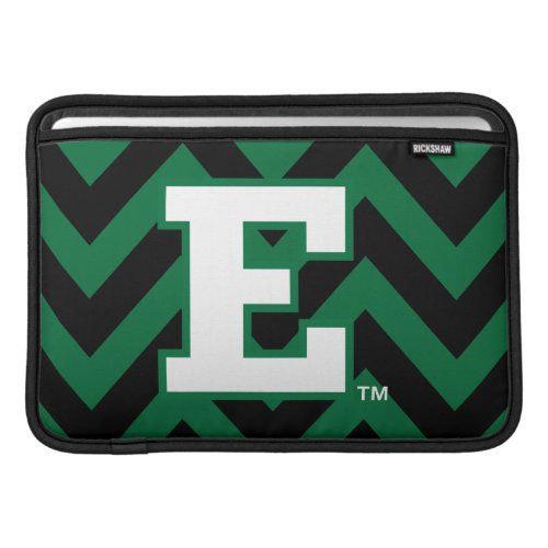 Eastern Michigan Chevron Pattern MacBook Air Sleeve