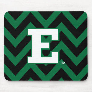Eastern Michigan Chevron Pattern Mouse Pad