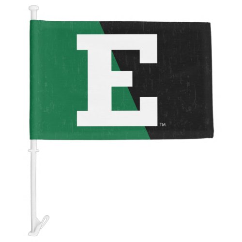 Eastern Michigan Color Block Distressed Car Flag