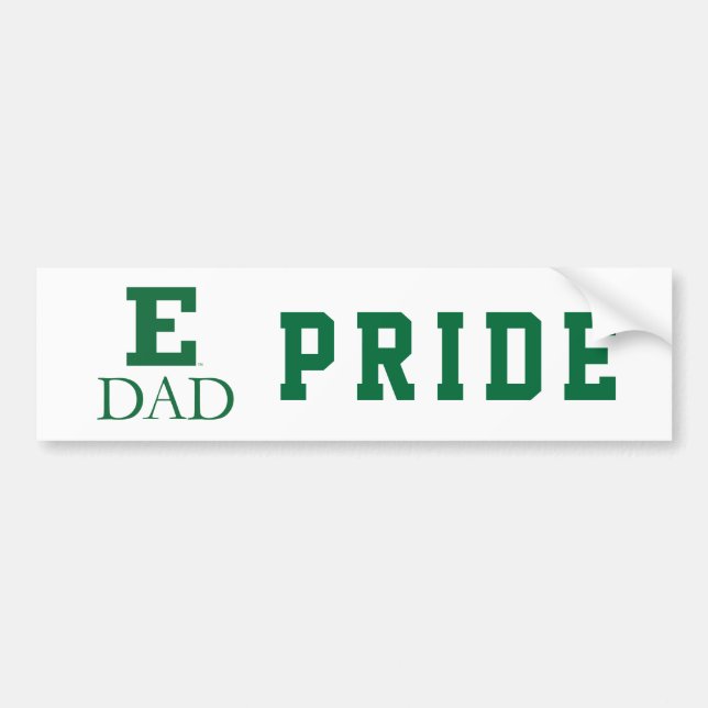 Eastern Michigan Dad Bumper Sticker (Front)