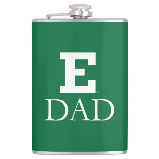 Eastern Michigan Dad Flask (Front)