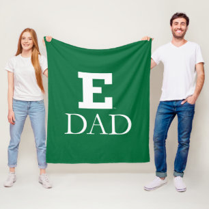 Eastern Michigan Dad Fleece Blanket