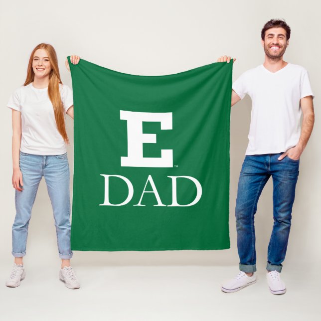 Eastern Michigan Dad Fleece Blanket (In Situ)