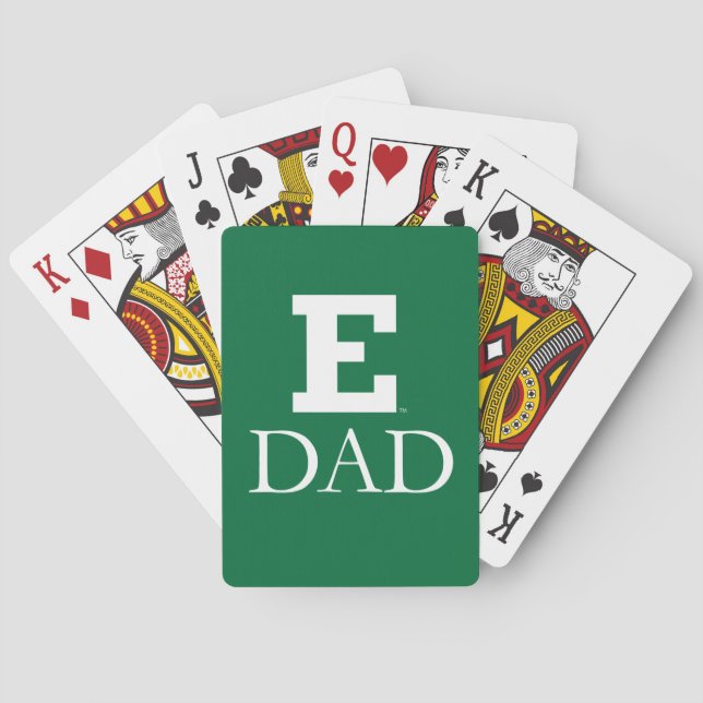 Eastern Michigan Dad Poker Cards (Back)