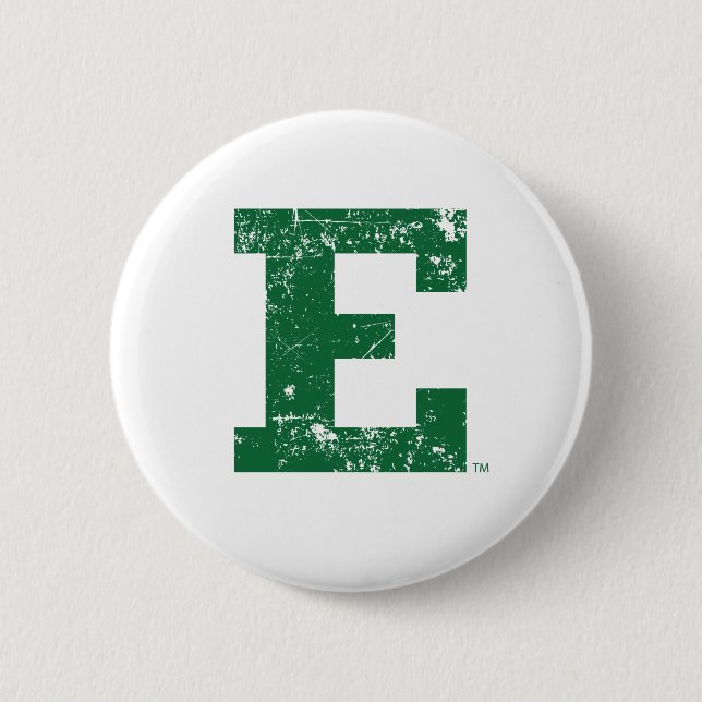 Eastern Michigan Distressed Button (Front)
