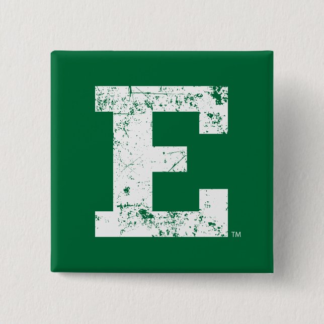 Eastern Michigan Distressed Button (Front)
