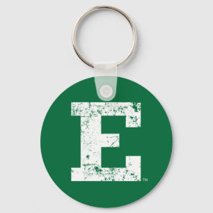 Eastern Michigan Distressed Keychain