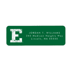 Eastern Michigan Distressed Label