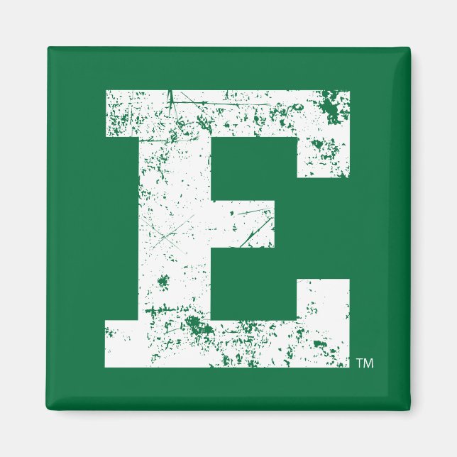 Eastern Michigan Distressed Magnet (Front)