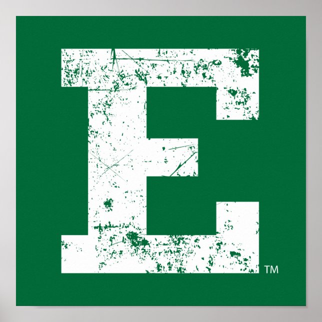 Eastern Michigan Distressed Poster (Front)
