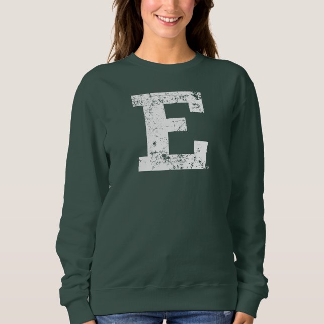 Eastern Michigan Distressed Sweatshirt (Front)