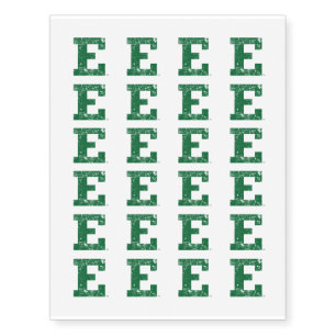 Eastern Michigan Distressed Temporary Tattoos