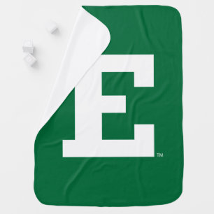 Eastern Michigan - E Logo Baby Blanket