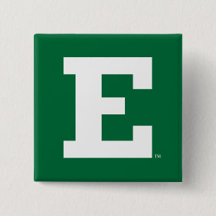 Eastern Michigan - E Logo Button