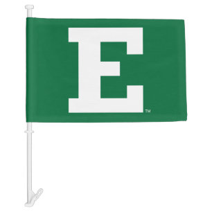 Eastern Michigan - E Logo  Car Flag