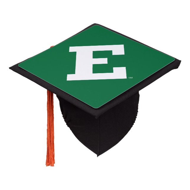 Eastern Michigan - E Logo  Graduation Cap Topper (Angled)