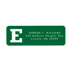 Eastern Michigan - E Logo Label