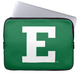 Eastern Michigan - E Logo  Laptop Sleeve