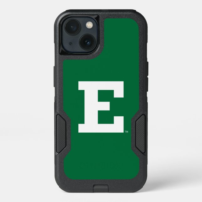 Eastern Michigan - E Logo  Otterbox iPhone Case (Back)