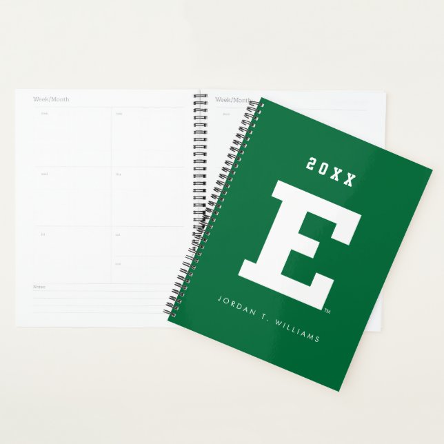 Eastern Michigan - E Logo  Planner (Display)